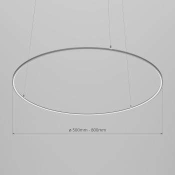 Preview: Schwarzes profil mit schlanken Linien für modernes Ambiente